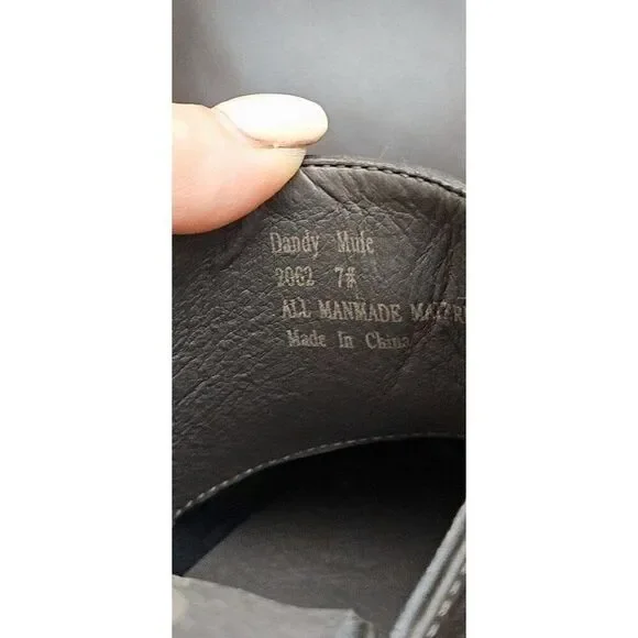 Seven 7 Dandy Mules Stacked Block Heel Slip-on Shoes Women's Size 7 - Picture 7 of 7